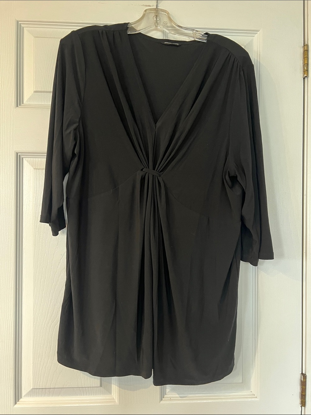Penningtons Black Knot-Front Tunic